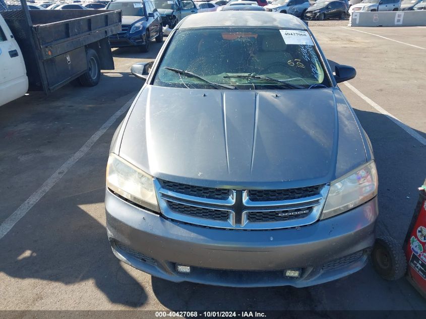 1C3CDZAB5CN141115 2012 Dodge Avenger Se