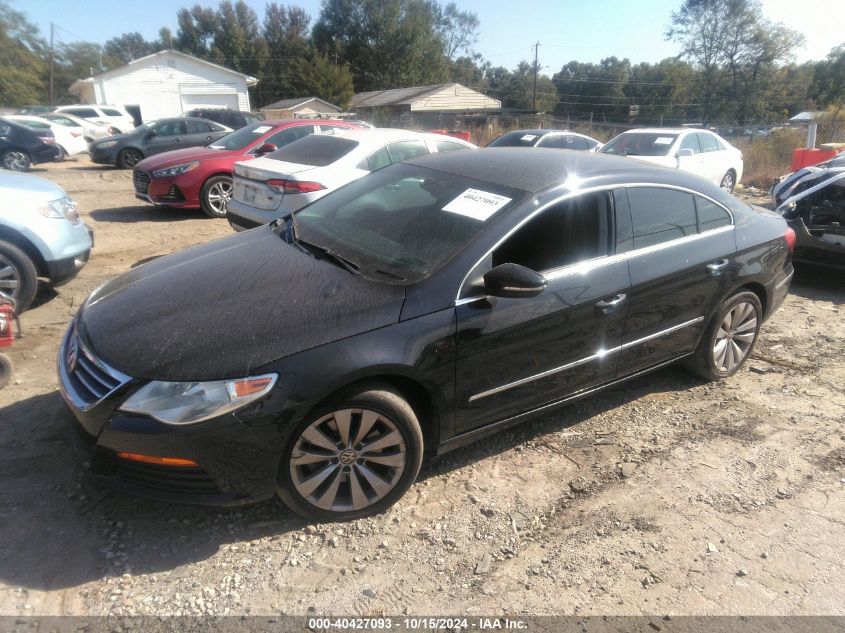 2012 Volkswagen Cc Sport VIN: WVWMN7AN7CE521231 Lot: 40427093