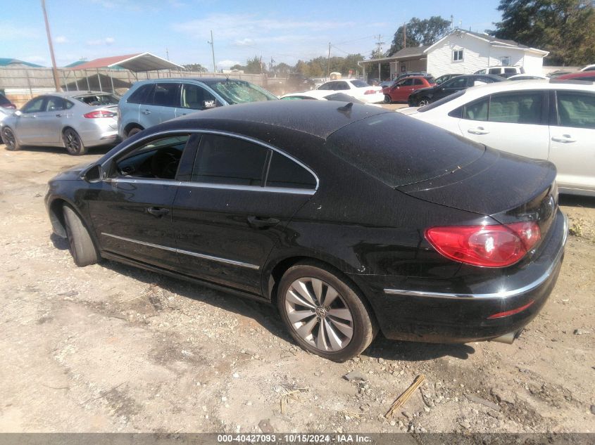 2012 Volkswagen Cc Sport VIN: WVWMN7AN7CE521231 Lot: 40427093