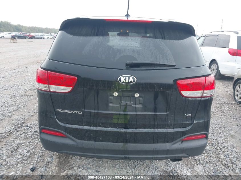 2016 Kia Sorento 3.3L Lx VIN: 5XYPGDA54GG179093 Lot: 40427108