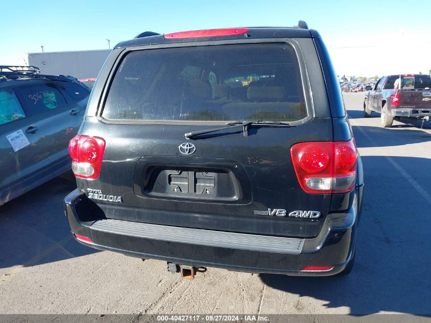 2006 Toyota Sequoia Sr5 V8 VIN: 5TDBT44A56S274326 Lot: 40427117