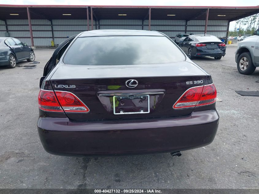 JTHBA30G255101358 2005 Lexus Es 330