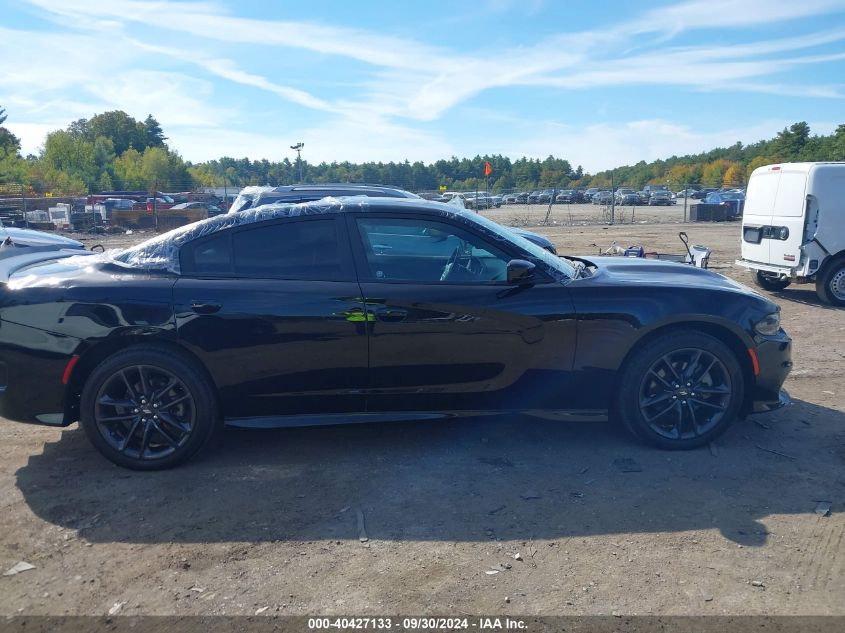 2022 Dodge Charger Gt Awd VIN: 2C3CDXMGXNH154059 Lot: 40427133