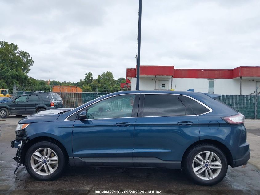 2016 Ford Edge Sel VIN: 2FMPK4J90GBB46450 Lot: 40427136