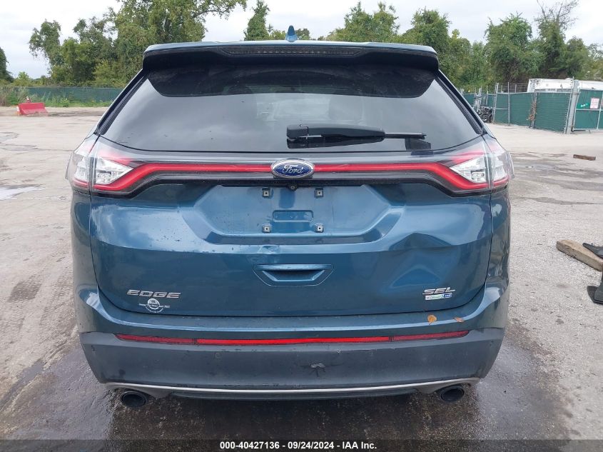 2016 Ford Edge Sel VIN: 2FMPK4J90GBB46450 Lot: 40427136