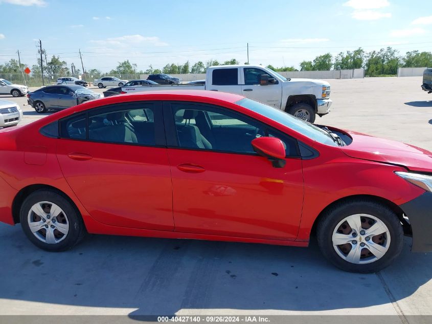 2018 Chevrolet Cruze Ls Auto VIN: 1G1BC5SM1J7143229 Lot: 40427140