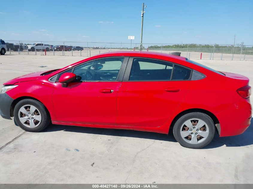 2018 Chevrolet Cruze Ls Auto VIN: 1G1BC5SM1J7143229 Lot: 40427140