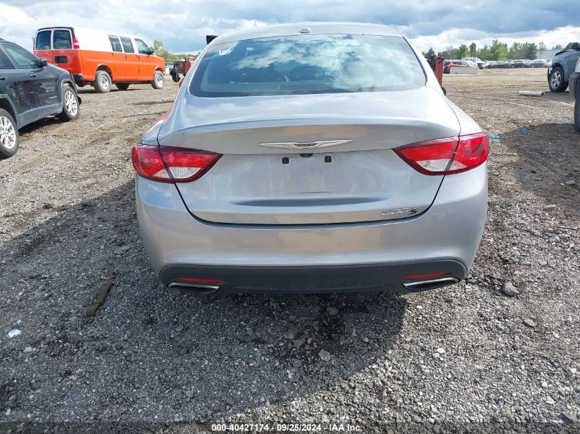 2015 Chrysler 200 S VIN: 1C3CCCBB6FN721881 Lot: 40427174