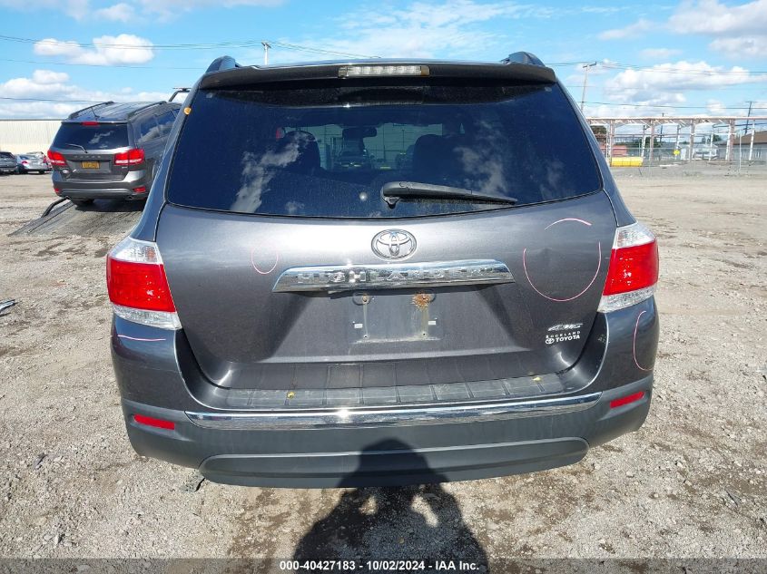 5TDBK3EHXBS075047 2011 Toyota Highlander Se V6