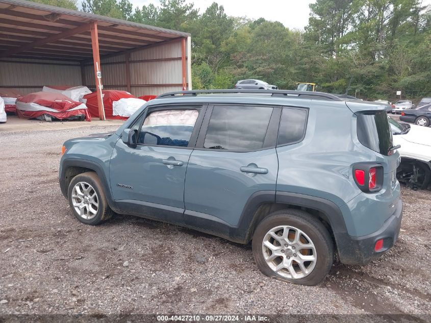 2018 Jeep Renegade Latitude Fwd VIN: ZACCJABB4JPJ40883 Lot: 40427210