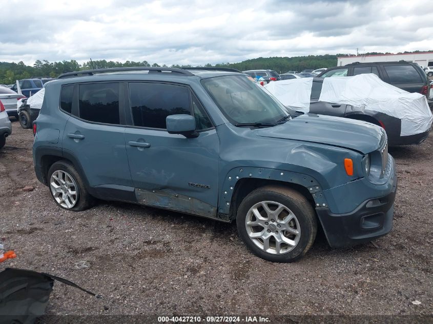 2018 Jeep Renegade Latitude Fwd VIN: ZACCJABB4JPJ40883 Lot: 40427210