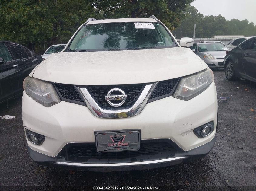 2016 Nissan Rogue S/Sl/Sv VIN: 5N1AT2MT4GC869684 Lot: 40427212