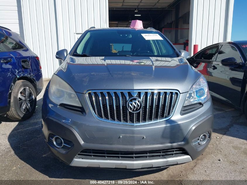 2014 Buick Encore Leather VIN: KL4CJCSB5EB617488 Lot: 40427218