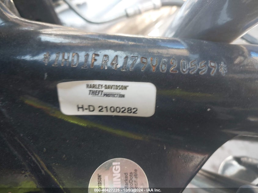 2009 HARLEY-DAVIDSON FLHRC 1HD1FR4179Y620559