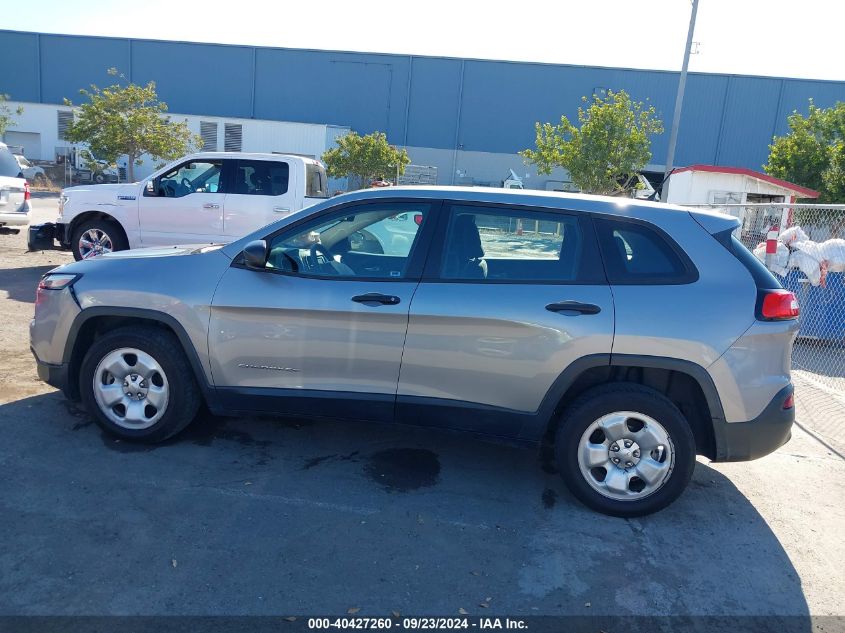 2015 Jeep Cherokee Sport VIN: 1C4PJLAB9FW660802 Lot: 40427260