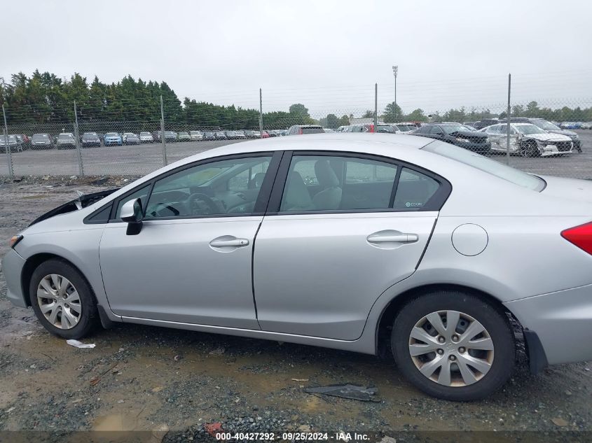 19XFB2F59CE024392 2012 Honda Civic Lx