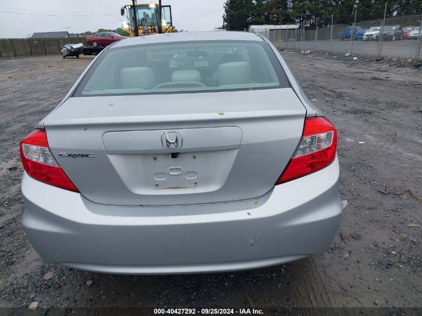 19XFB2F59CE024392 2012 Honda Civic Lx