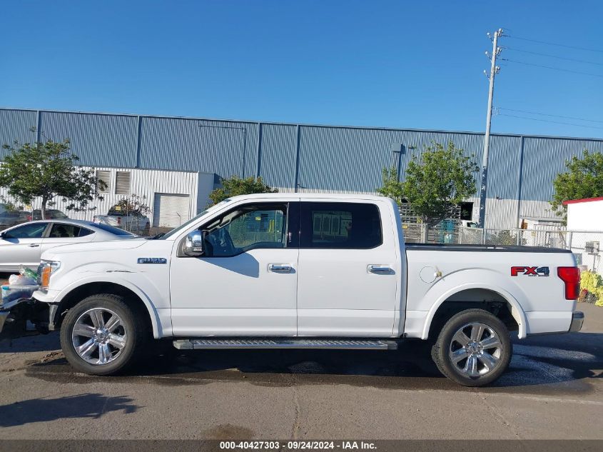 2018 Ford F150 Supercrew VIN: 1FTEW1EG0JKC54040 Lot: 40427303