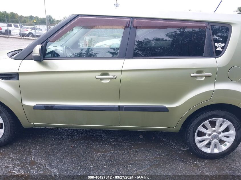 2013 Kia Soul + VIN: KNDJT2A62D7532230 Lot: 40427312