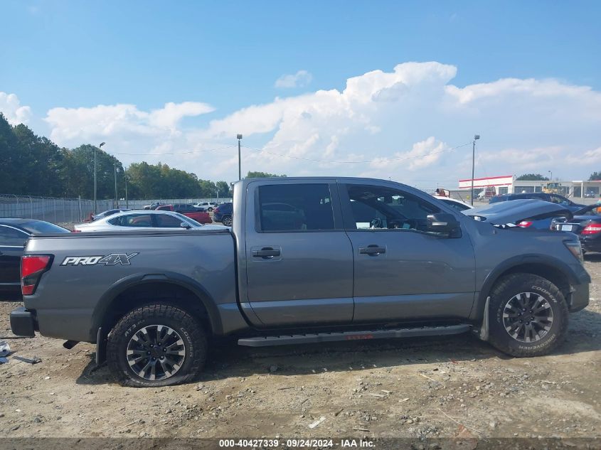 2020 Nissan Titan Pro-4X 4X4 VIN: 1N6AA1ED3LN510723 Lot: 40427339