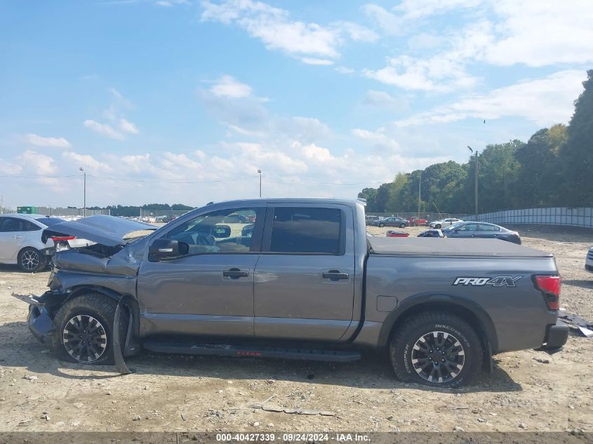 2020 Nissan Titan Pro-4X 4X4 VIN: 1N6AA1ED3LN510723 Lot: 40427339