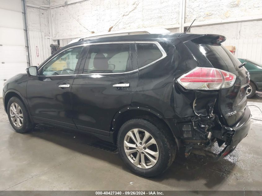 2015 Nissan Rogue Sv VIN: 5N1AT2MV9FC797302 Lot: 40427340