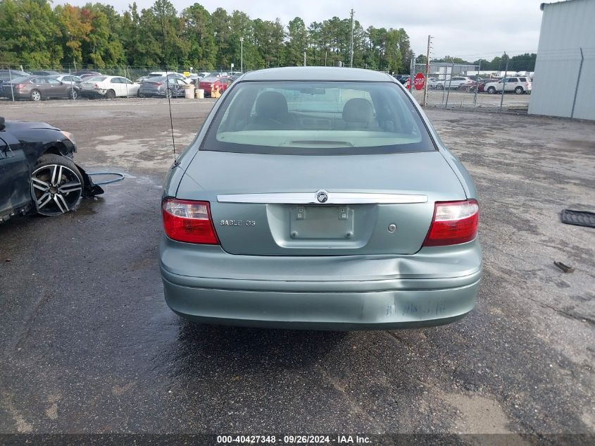 1MEHM50U05A610228 2005 Mercury Sable Gs