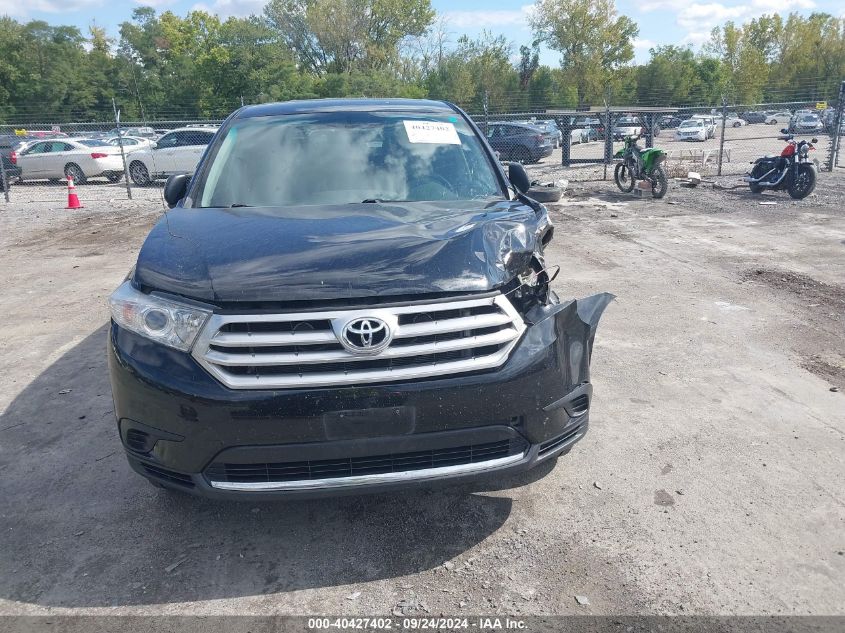 2011 Toyota Highlander Base V6 VIN: 5TDBK3EH7BS044130 Lot: 40427402