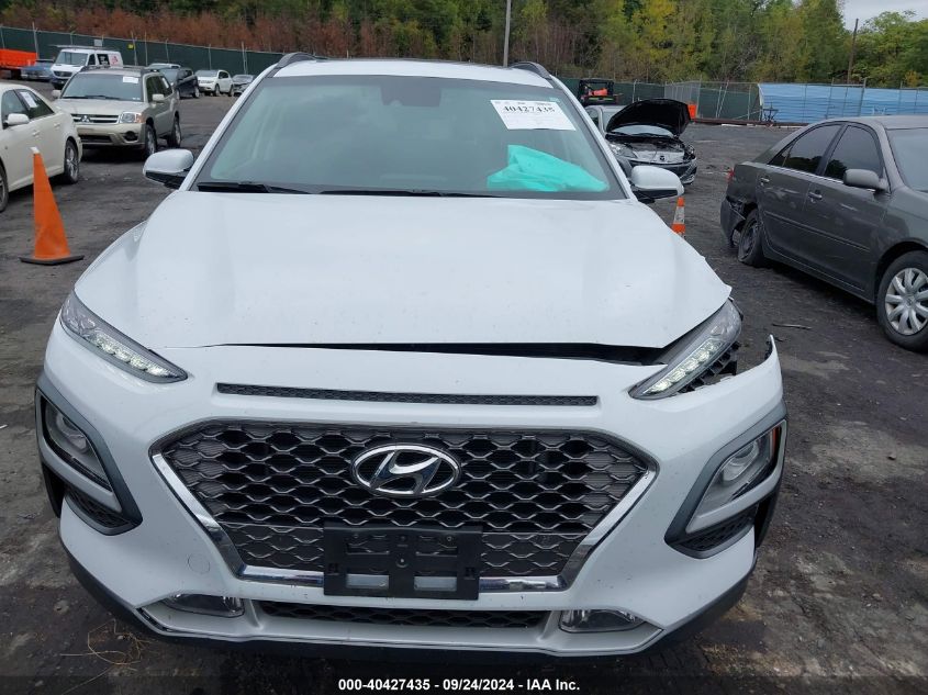 2021 Hyundai Kona Limited VIN: KM8K3CA52MU637185 Lot: 40427435