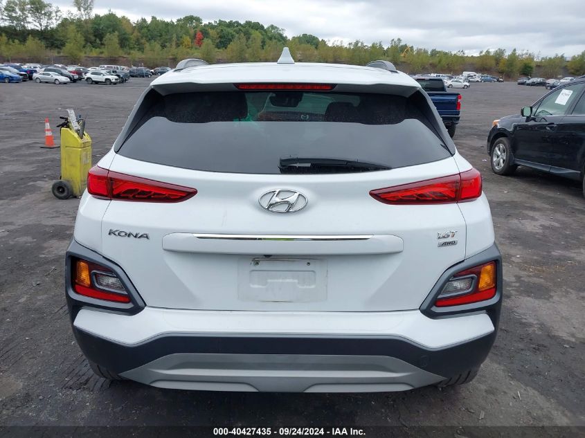 2021 Hyundai Kona Limited VIN: KM8K3CA52MU637185 Lot: 40427435