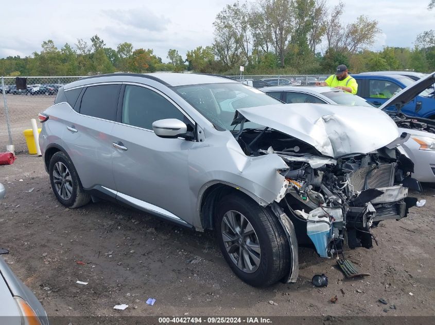 2018 Nissan Murano Sv VIN: 5N1AZ2MG5JN142440 Lot: 40427494