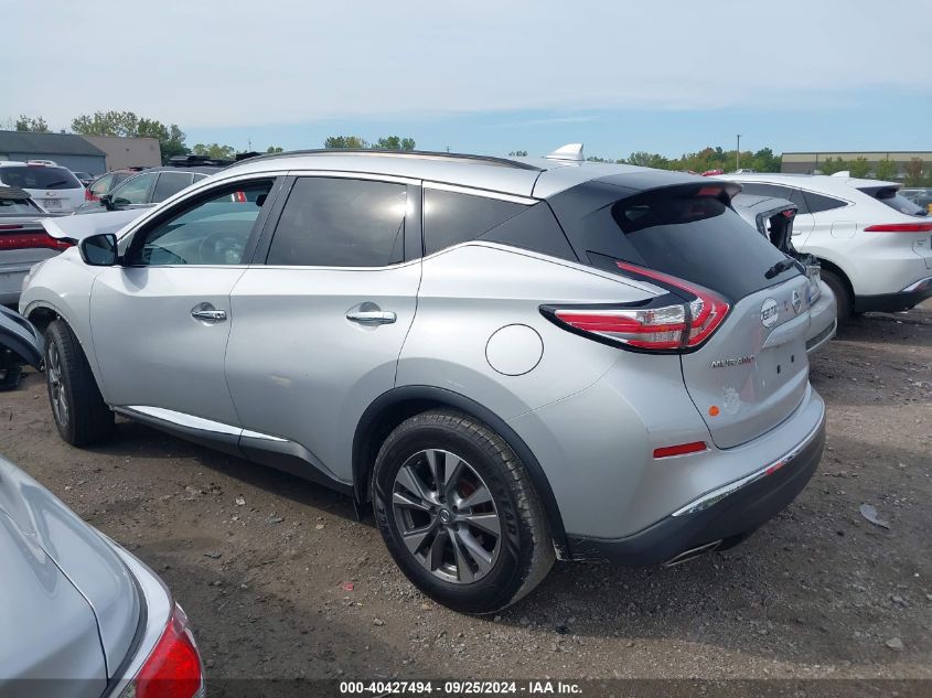 2018 Nissan Murano Sv VIN: 5N1AZ2MG5JN142440 Lot: 40427494