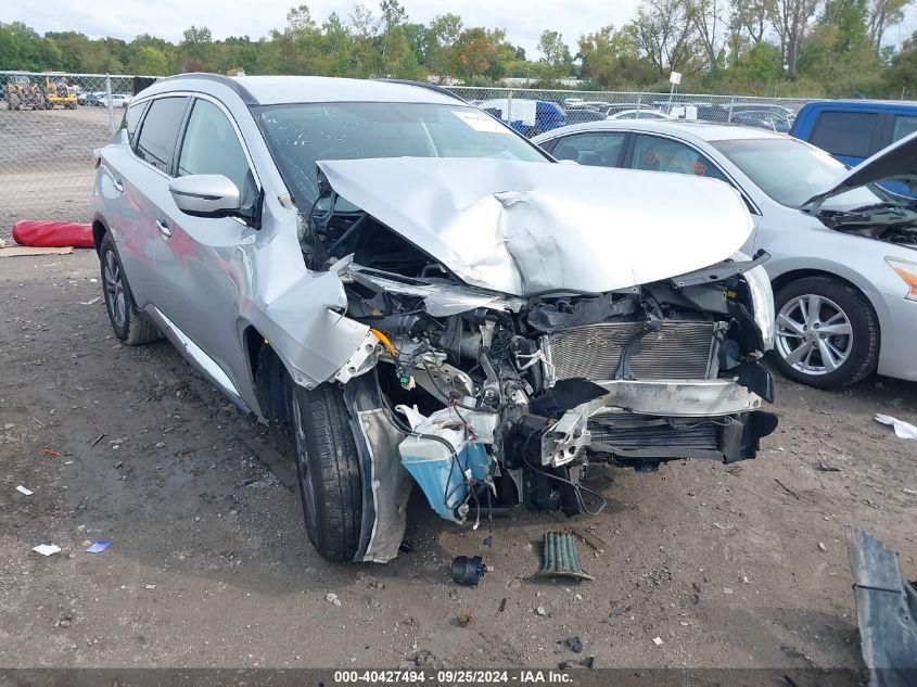 2018 Nissan Murano Sv VIN: 5N1AZ2MG5JN142440 Lot: 40427494