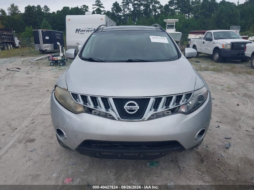 2009 Nissan Murano Sl VIN: JN8AZ18W19W205432 Lot: 40427524