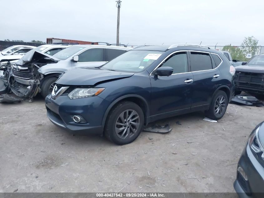 VIN 5N1AT2MV0GC921782 2016 Nissan Rogue, SL no.2