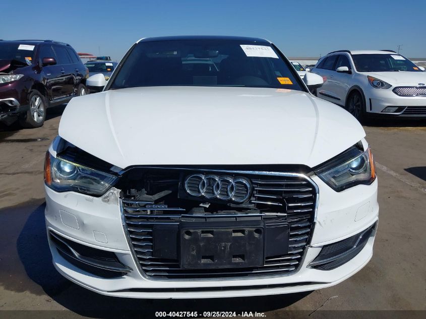 2016 Audi A3 E-Tron 1.4T Premium VIN: WAUUPBFF3GA164204 Lot: 40427545