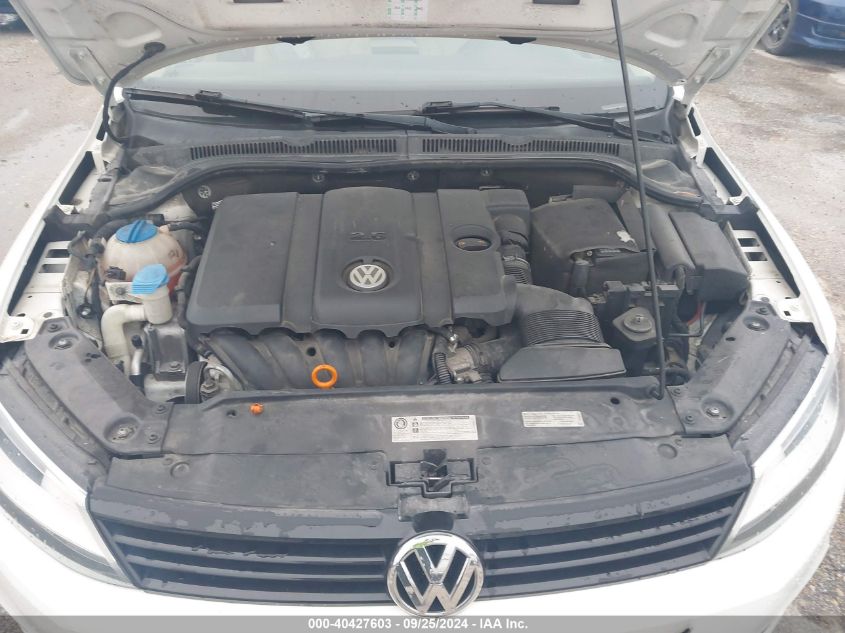 3VWDP7AJ2CM396623 2012 Volkswagen Jetta 2.5L Se