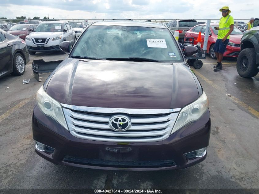 4T1BK3DB9BU372489 2011 Toyota Avalon Limited