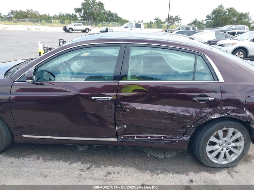 2011 Toyota Avalon Limited VIN: 4T1BK3DB9BU372489 Lot: 40427614