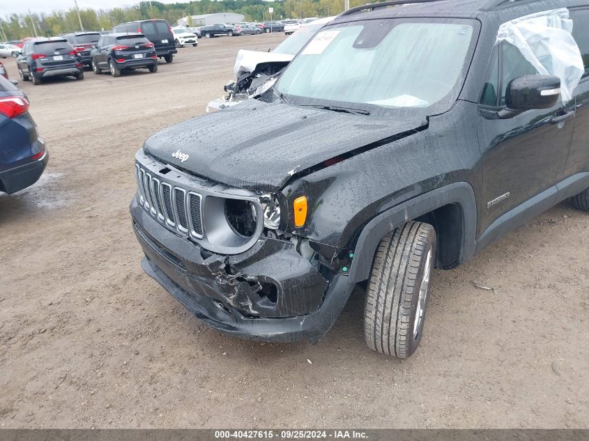 2022 Jeep Renegade Limited 4X4 VIN: ZACNJDD10NPN45532 Lot: 40427615