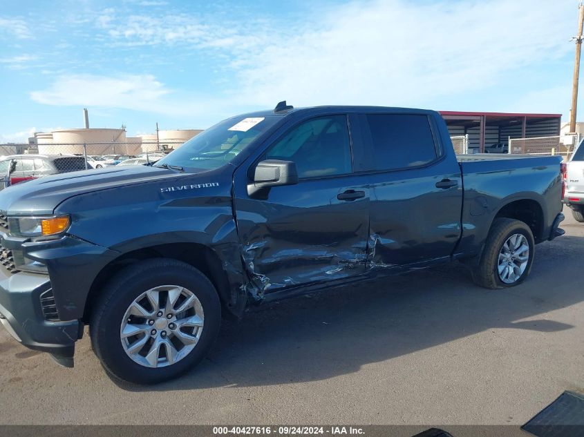 2021 Chevrolet Silverado 1500 2Wd Short Bed Custom VIN: 1GCPWBEK2MZ294862 Lot: 40427616