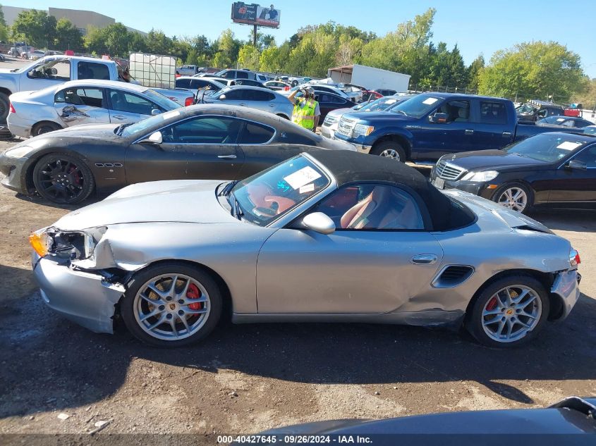 2001 Porsche Boxster S VIN: WP0CB29831U663469 Lot: 40427645