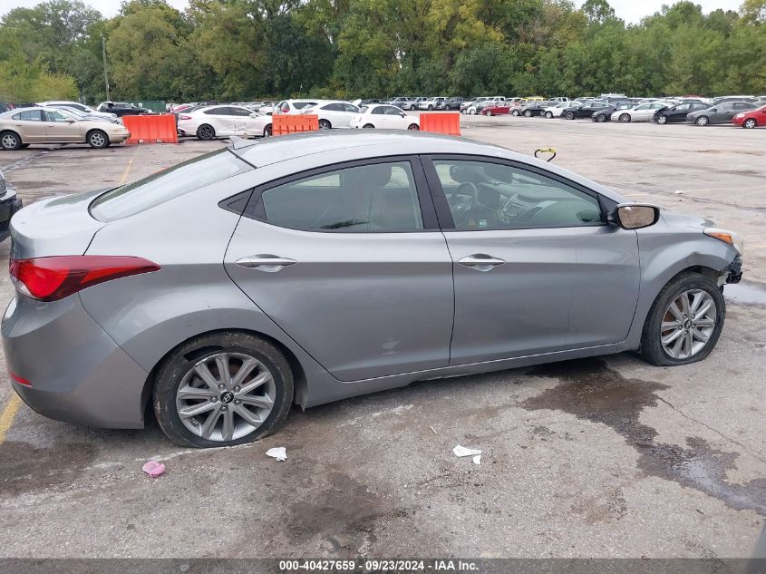 2014 Hyundai Elantra Se VIN: KMHDH4AE1EU091996 Lot: 40427659