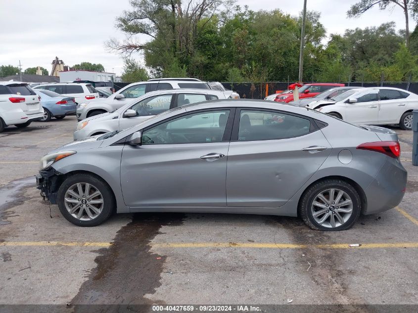 2014 Hyundai Elantra Se VIN: KMHDH4AE1EU091996 Lot: 40427659