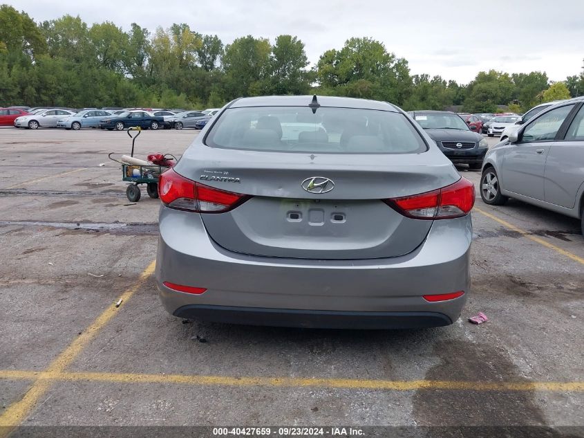 2014 Hyundai Elantra Se VIN: KMHDH4AE1EU091996 Lot: 40427659