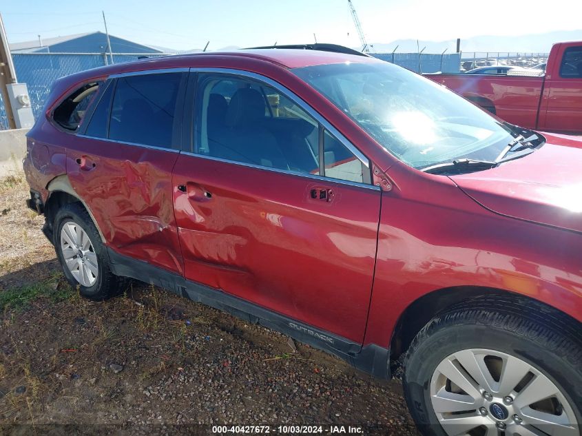 2016 Subaru Outback 2.5I Premium VIN: 4S4BSAFC8G3293273 Lot: 40427672