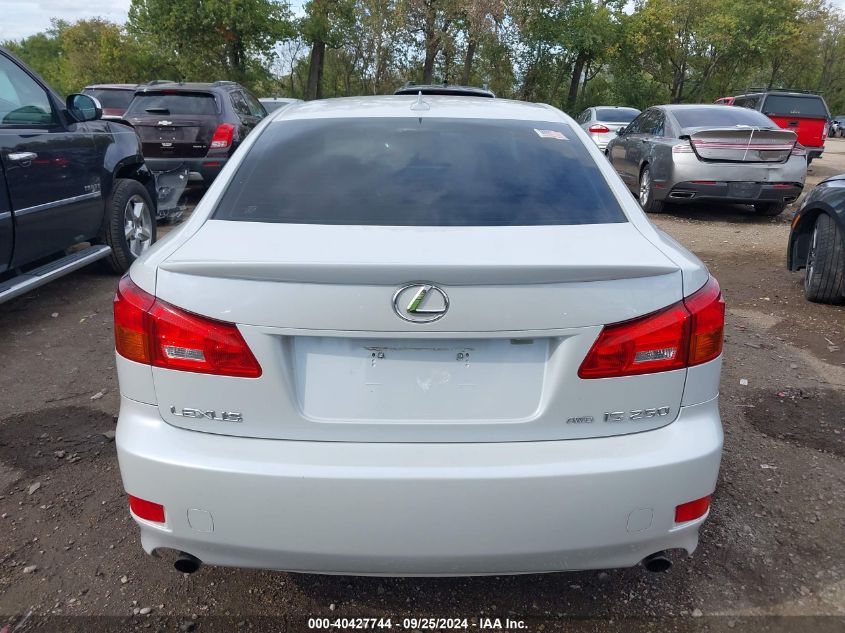 2007 Lexus Is 250 VIN: JTHCK262075008087 Lot: 40427744