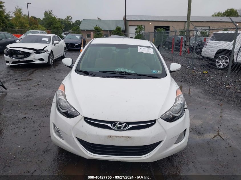 2013 Hyundai Elantra Gls VIN: 5NPDH4AE7DH260545 Lot: 40427755