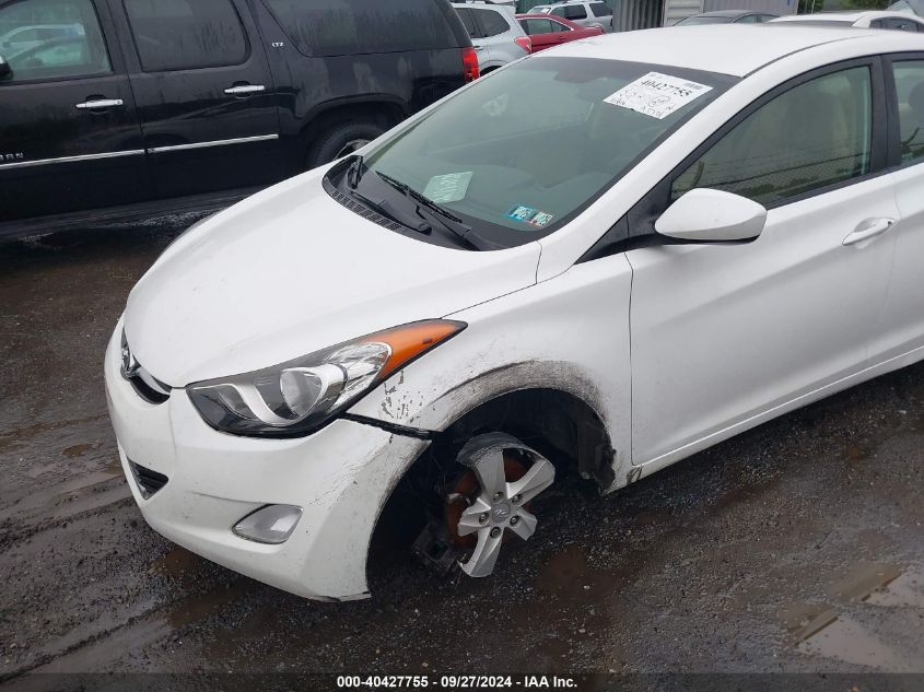 2013 Hyundai Elantra Gls VIN: 5NPDH4AE7DH260545 Lot: 40427755