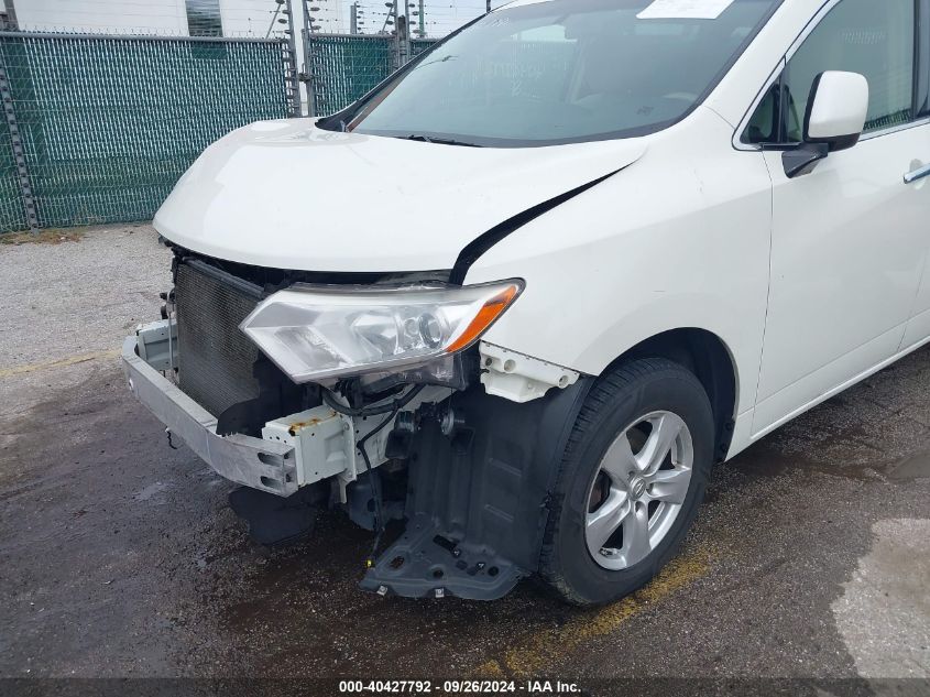 2016 Nissan Quest Platinum/S/Sl/Sv VIN: JN8AE2KP8G9154848 Lot: 40427792